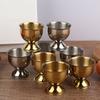 4Pcs Handy Stainless Steel Boiled Egg Cups Stand Rack Eggs Holder Egg Holder Kitchen Breakfast Cooking Tool Egg Cups Set