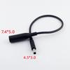 4Pcs DC Power Charger Adapter Converter Cable 7.4mm To 4.5mm For Small Tips