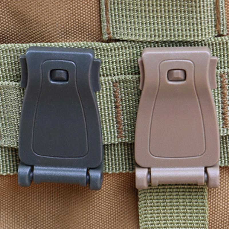 5Pcs Webbing Buckle Connector Fixed Buckle Webbing Clip Accessories Strap Buckle Button Backpack Connecting Buckle Set