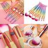 Makeup Brush Set With Nylon Bristles For Eyeshadow And Powder Application Perfect For Beauty Enthusiasts
