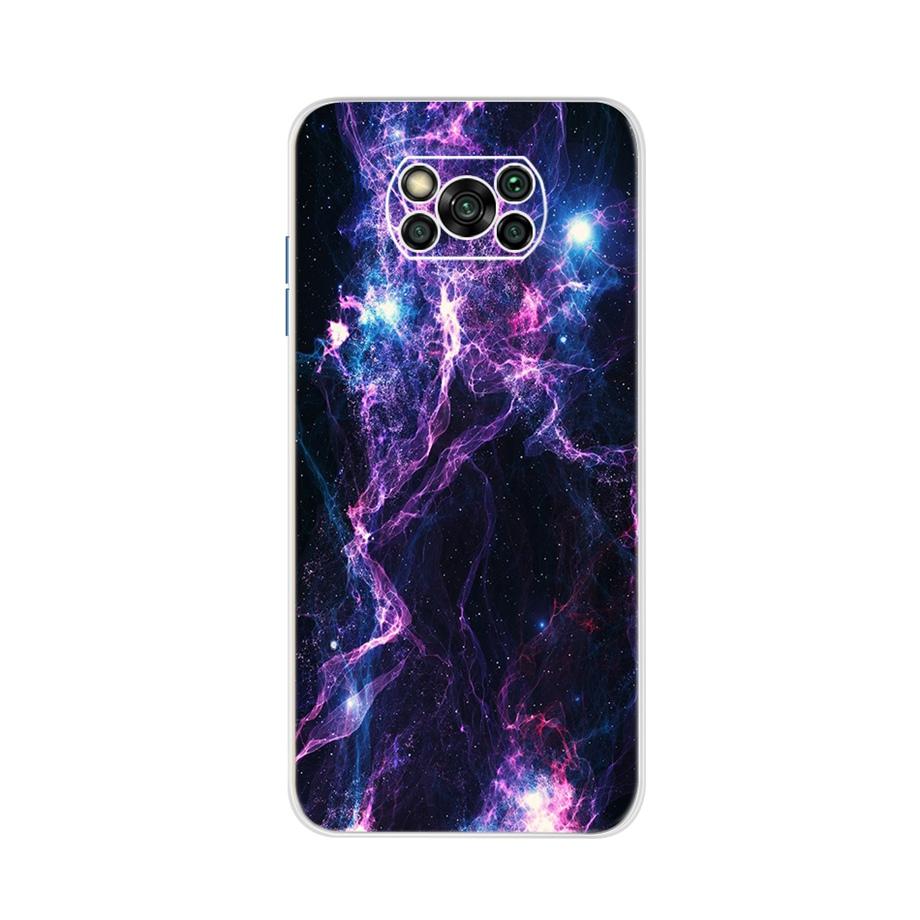 For Xiaomi Poco X3 Pro Back Cover 6.67" Cute Cat Patterns Transparent Bumper Cover For Xiaomi POCOX3 Pro POCO X 3 Cover Fundas