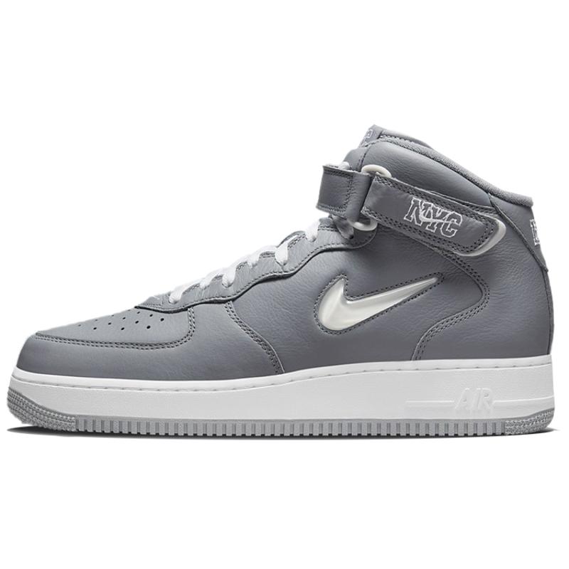 Nike Air Force 1 Mid Jewel Qs 'NYC Cool Grey' Sneakers DH5622-001