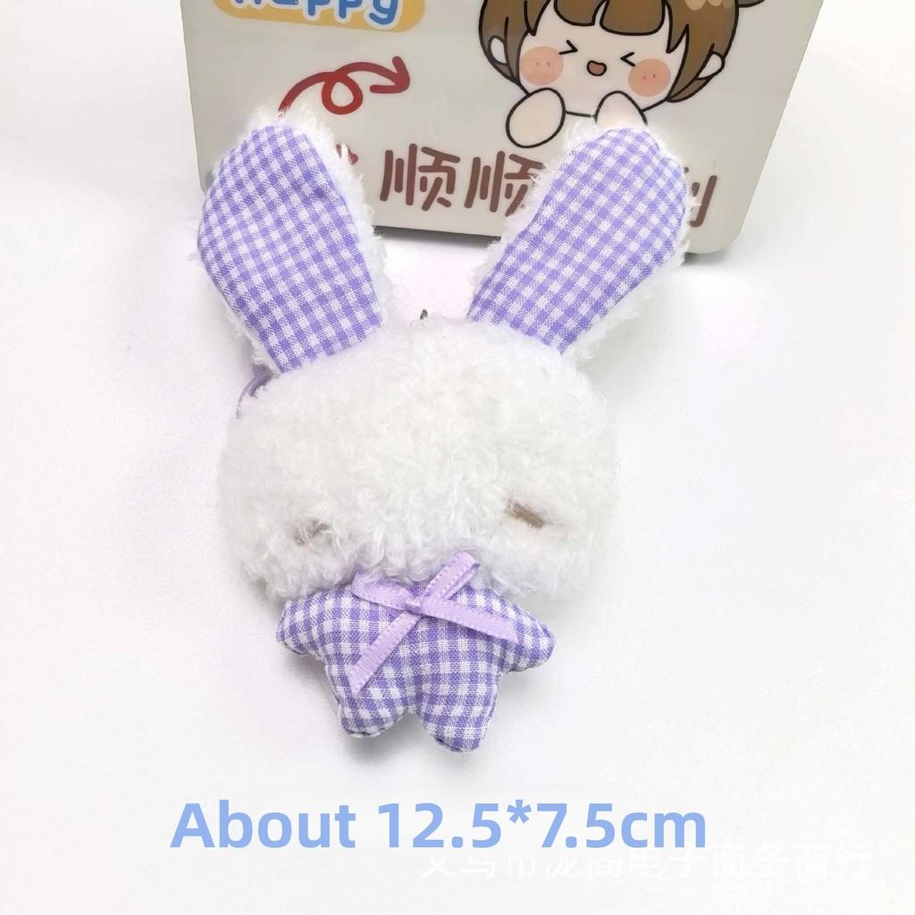 Plush Bunny Keychain With Cartoon Design For Girls And Teens