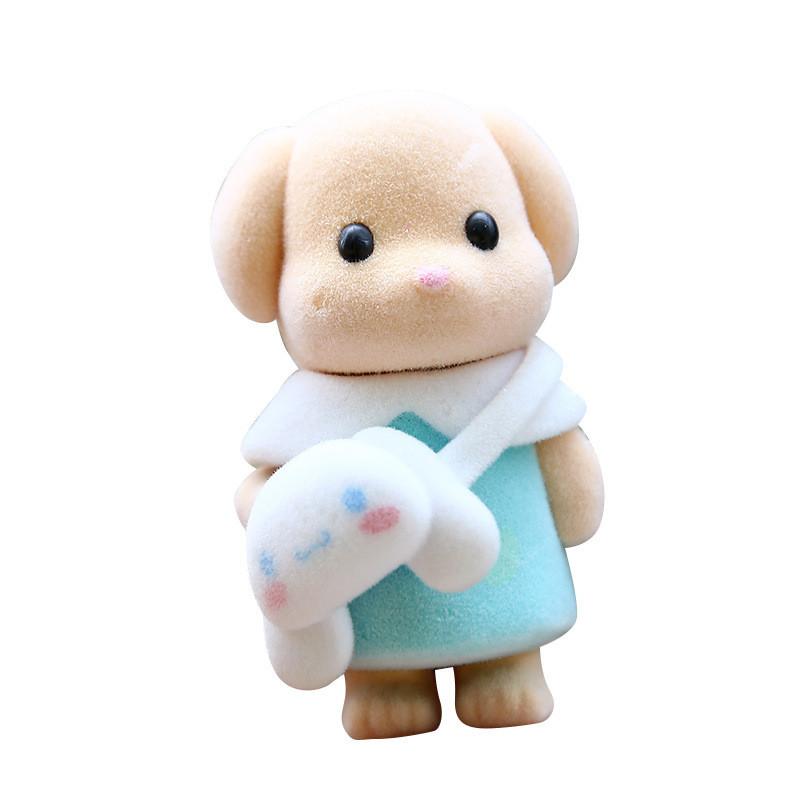 Action Families Sylvanian Figure Model Flocked Animal Toy For Home Gift Decor