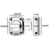Anti-theft Cast Metal Door Latch|Right Angle Lock Buckles-Toilet/Sliding Gates/Bathrooms|Heavy Duty Hook Bolts-Security Hardware