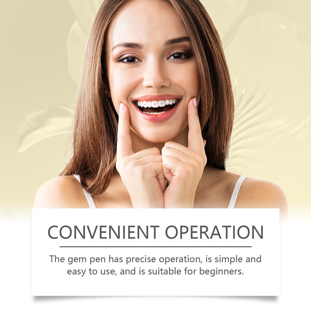 Eelhope Diy Fashion Teeth Set Sparkling Decorative Gems For A Dazzling Smile