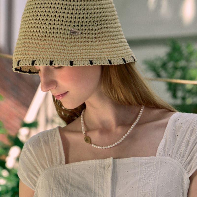 

NONLOCAL Line Point Bucket Hat - Light Beige Light Beige_FREE