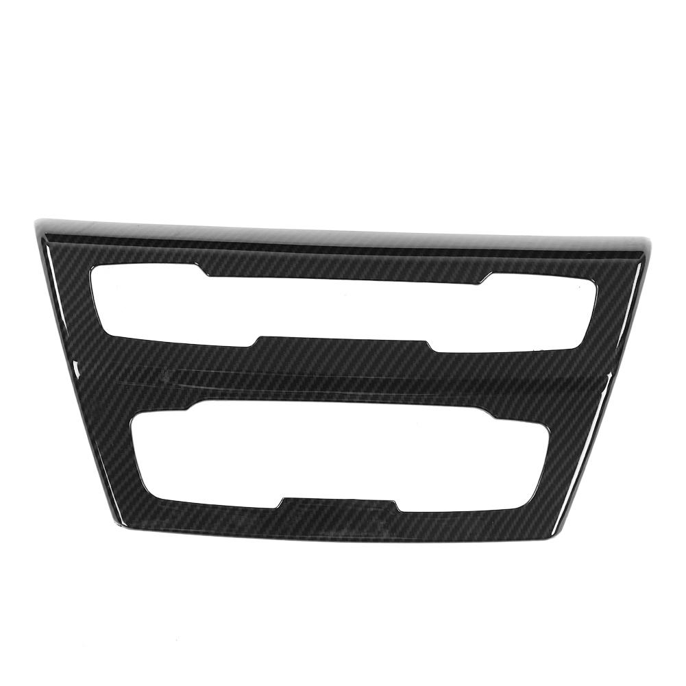 Carbon Fiber Style Center Console CD Panel Trim for BMW X1 F48 2016 2019