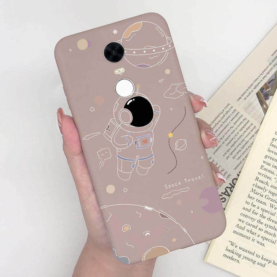 Cute Cartoon Case For Xiaomi Redmi 5 Plus Case Soft Painted Matte Silicone Back Cover For Redmi5 Plus Redmi 5+ Phone Cases Funda