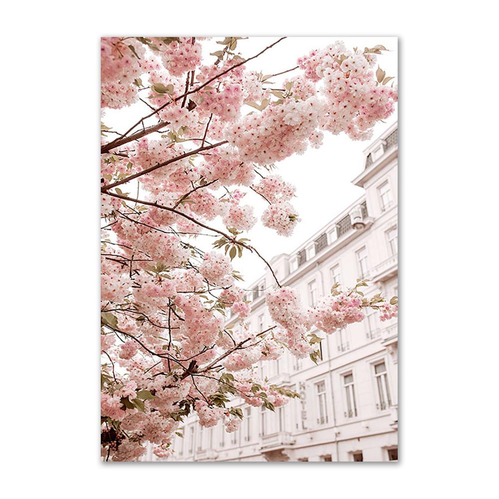 

Розовый уличный пейзаж, настенное искусство, современный городской плакат с принтом, цветок, ретро, ​​автомобиль, велосипед, модная картина на холсте, картины для гостиной 21x30cm No Frame