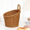 Woven Basket Hanging Organizer For Kitchen Vegetables Sundries Plants Christmas Decoration Plastic Wall Hanging Woven Basket