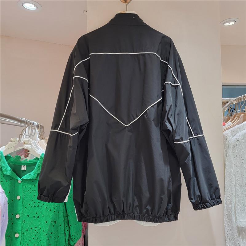 Design Sense Niche Contrasting Color Blazer Women's Spring and Autumn New Korean Version Loose Casual Small Suit Trendy