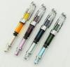 Yongsheng 3008 Fountain Pen, Extra Fine Nib, EF, Transparent Barrel, Silver Trim, Screw-On (Set of 4)
