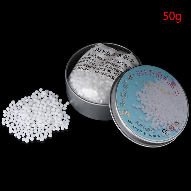 50G/100G Polimorfo Termoplástico Moldável Diy Artesanato Brinquedo Morph Plástico Pellet
