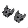 2x Scroll Saw Clamp Holder Spindle Less Adapter Professional Replacement Black Heavy Duty Easy To
