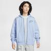 Air Fleece Lined Loose Fit Knitted Fabric Sports Hooded Sweatshir
