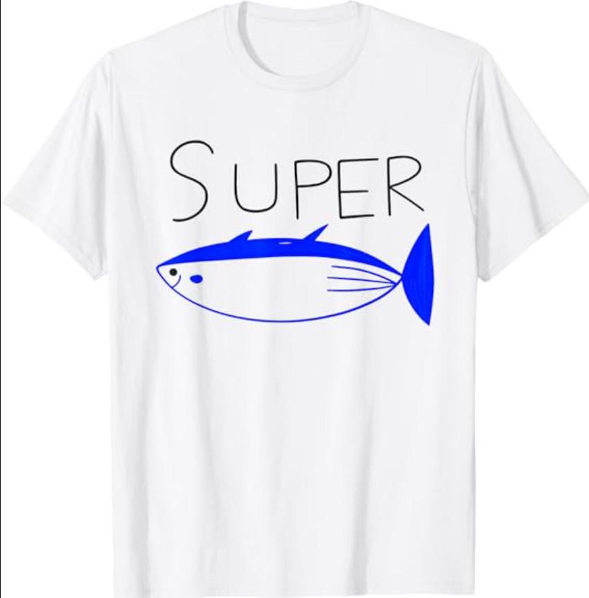 Super Tuna, Funny Tuna Tee T-Shirt L