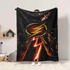 1pc Flash Superhero Blanket Lightweight Flannel Throw For Sofa, Bed, Travel, Livingroom, Office, Couch, Chair, And Bed