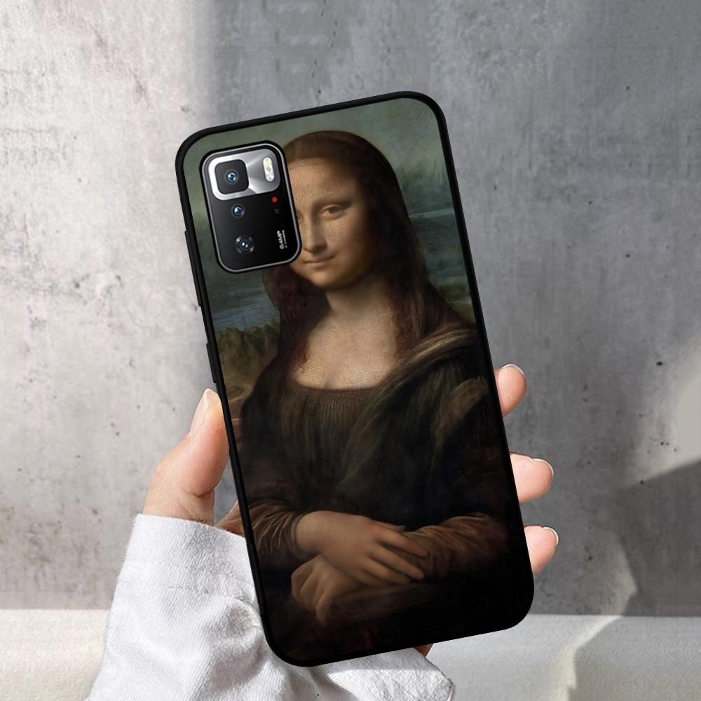 Mona Lisa Phone Case For Redmi Note 4 X 5 A 6 7 8 T 9 9S 10 11 11S 11Epro Poco M3 Pro