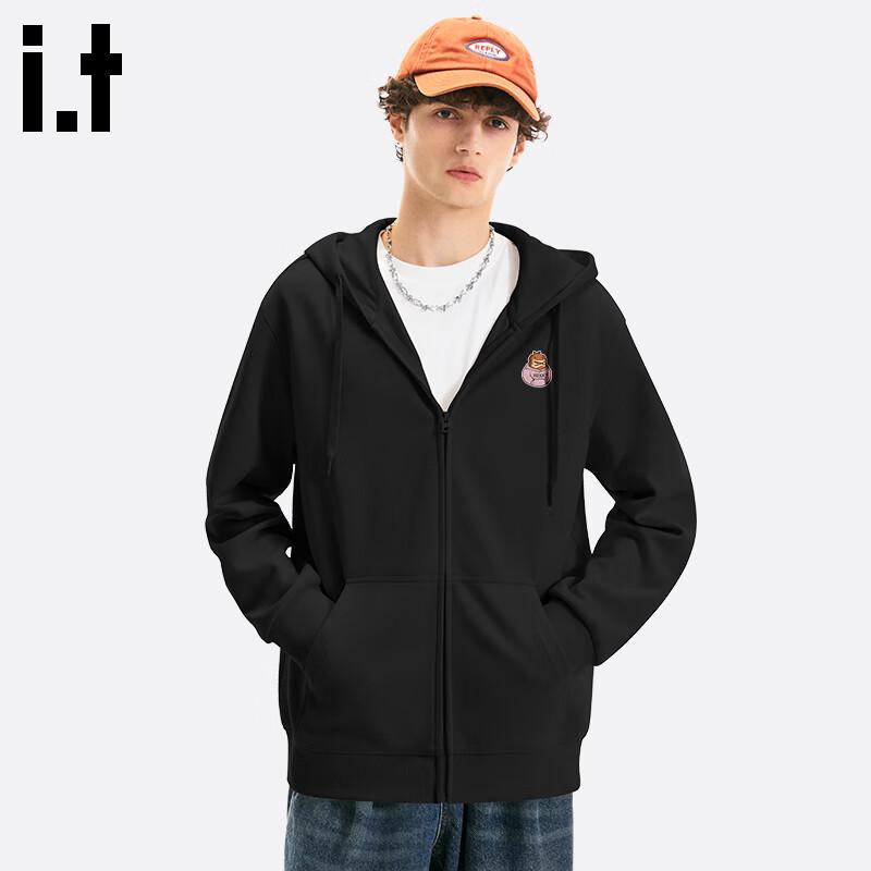 Fingercroxx Herren Locker Geschnittene Kapuzen-Strickjacke