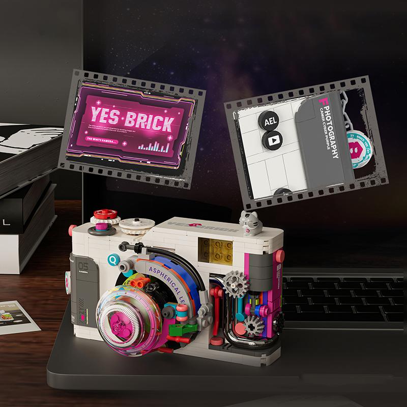 Retro Camera Building Kits Micro Building Blocks Set Model Birthday Gifts for Adult Kids Child Collectible Toys Idea Bricks Sets