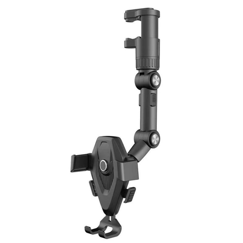 Lazy Stand Practical Multifunctional Black Abs Silicone Car Supplies Mobile Phone Stand Universal Multi-scene Mobile Phone Clip