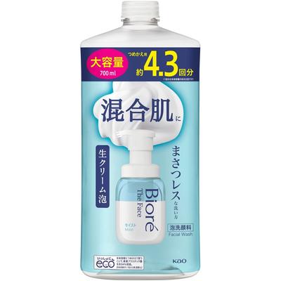 Bioreza Face Kao Beauty Face Foaming Facial Cleanser  Moist  Refill  Large Capacity  700ml