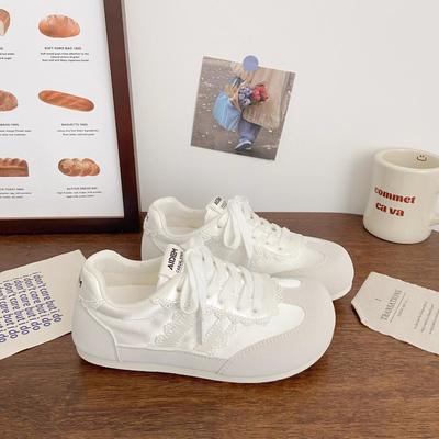 Ugly Cute Dopamine Board Shoes Women's Puffs Summer New Niche Breathable Sports Little White Shoes