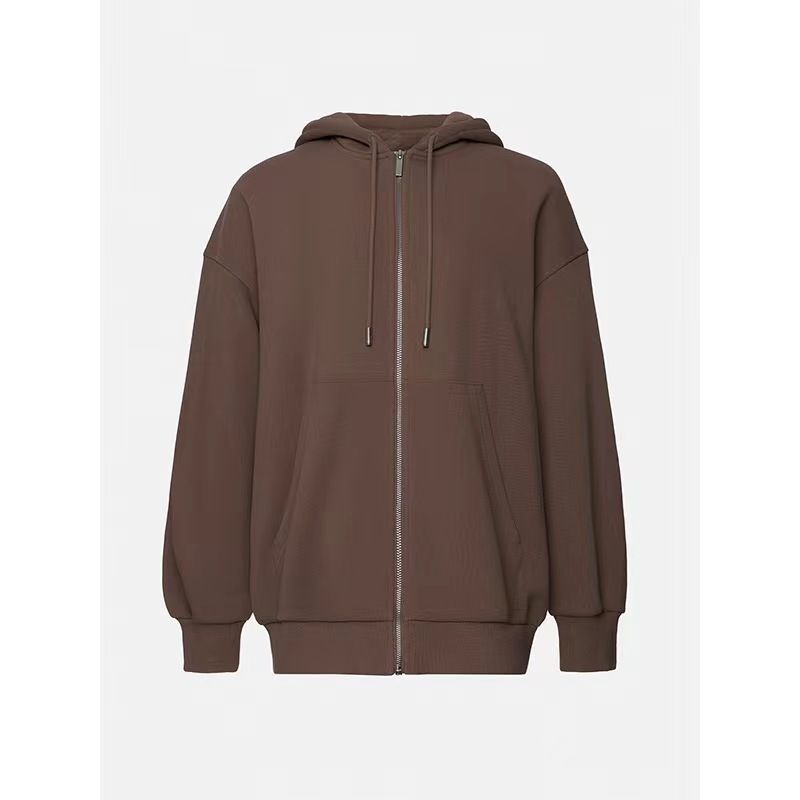 

Модный стиль Осень Толстовка на молнии Худи Куртка + Свободные повседневные брюки Куртка-худи + Брюки Brown Sweatshirt L