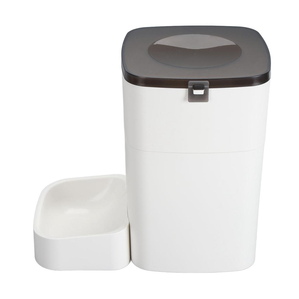 Automatischer Futterautomat für Haustiere Reibungslosere Futterausgabe Große Kapazität Automatischer Futterautomat für Katze und Hund für Zuhause