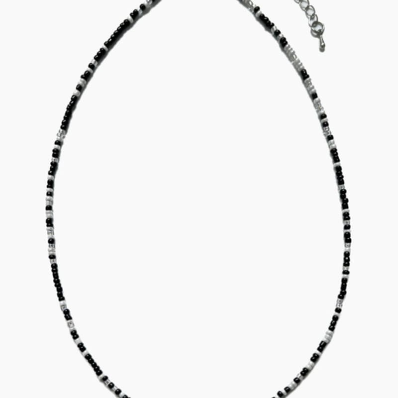 SEPTEMBER5 Black multi biz necklace