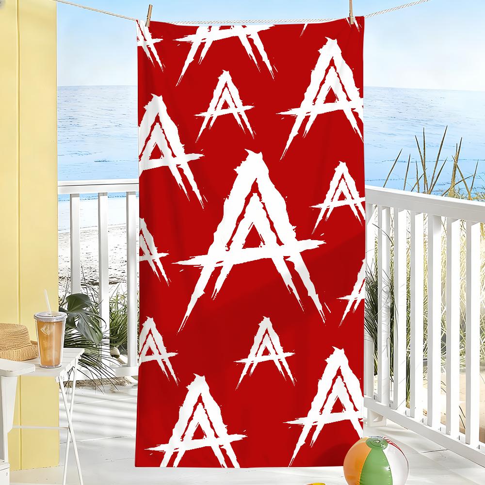 Rapper Anuel AA Music Logo Towel Soft Pool Gift For Travel Gym Shower Camping Quick Dry Sports Large Beach Towels
