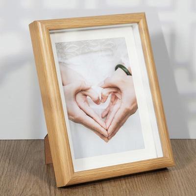 Li Shen Wooden Hollow Glass Desktop Photo Frame