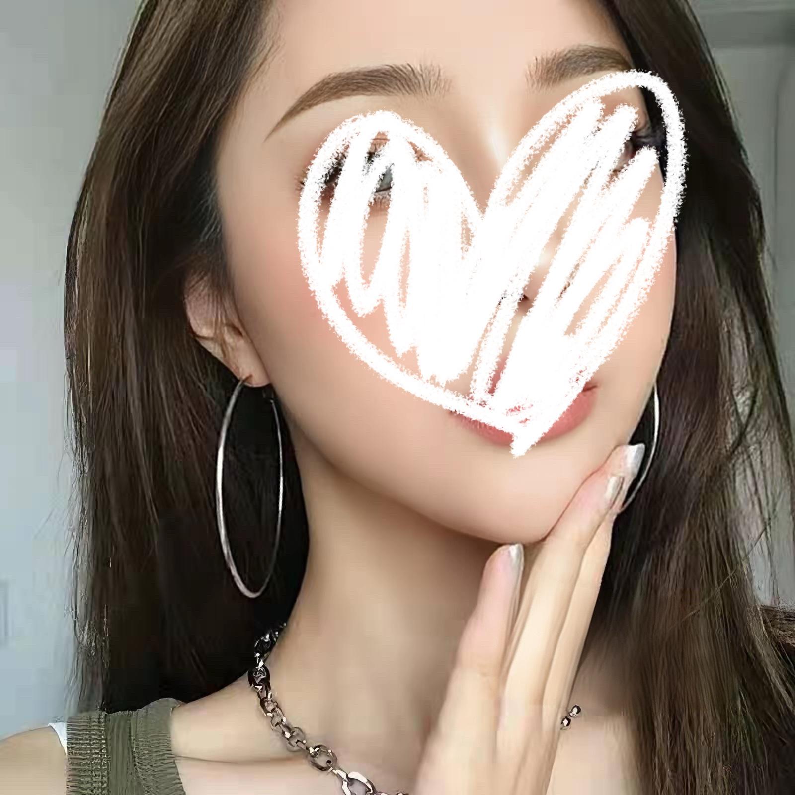 

Silver plain ring earrings design sense high-end large earrings women s stud earrings new popular exaggerated circle earrings