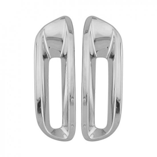 ABS Chrome Rear Fog Light Lamp Cover Trim For Toyota Highlander 2011-2013