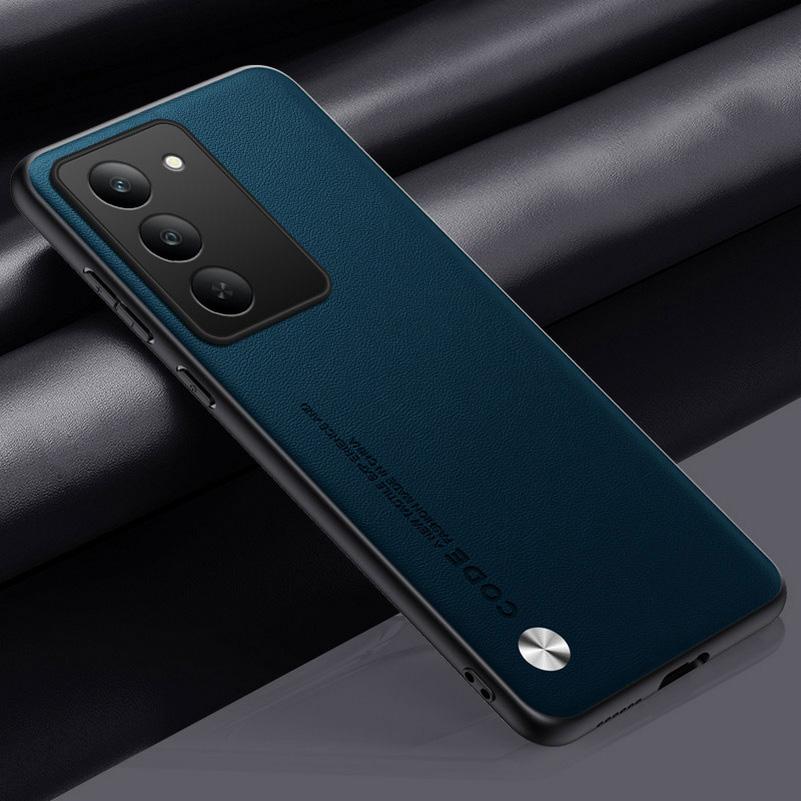 Plain Leather Case For Realme V60 Pro Realme GT Neo 7 6 6T 5 3 3T GT 7 Pro 6 6T 5 Pro 3 13 Pro 12 11 Hard Camera Protect Cover