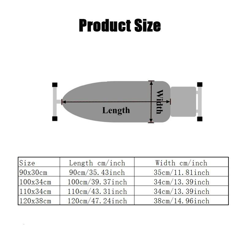 New Stain Resistant Thick Cotton Ironing Board Cover with Adjustable Elastic Edge Laundry Cleaning Tools Muti-sizes Ironing Ped