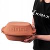 KADAX Roman Clay Pot Oval with Lid
