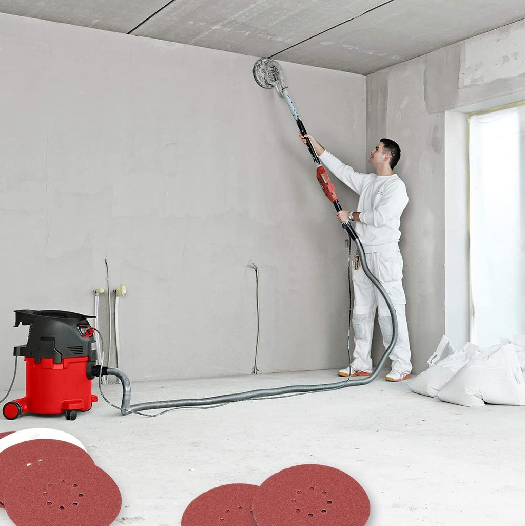 IROKCAKPT Set de șlefuire foi fiecare de și pentru Discuri electrice și de lustruire a metalului, 225mm, 8 găuri, Rotund, 30 de bucăți (5 #40, #60, #80, #120, #150, #240)