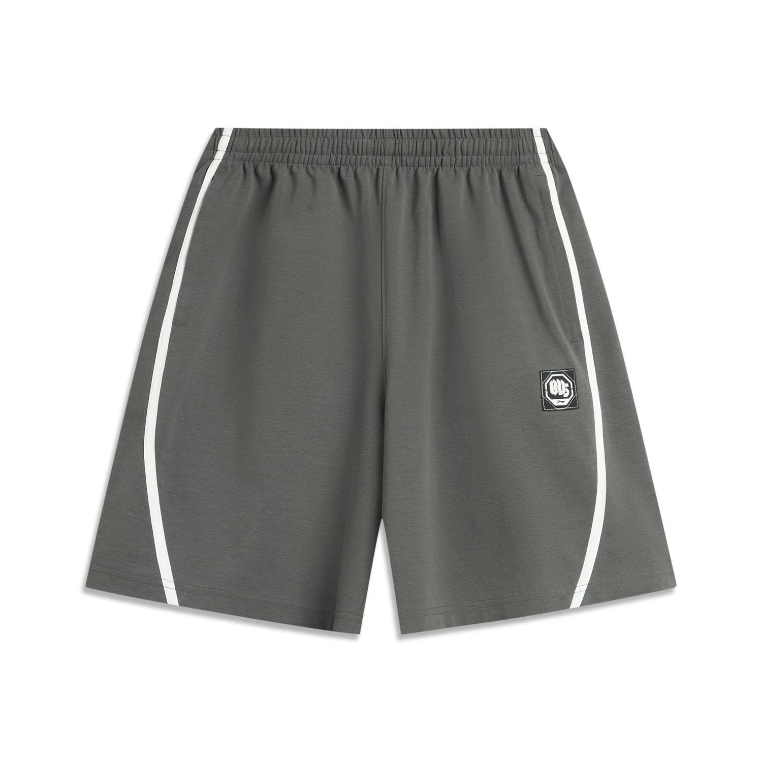 Li-Ning Basketball Series Badfive Color Block Soft Breathable Versatile Casual Shorts Men shorts AKSV399-4 M