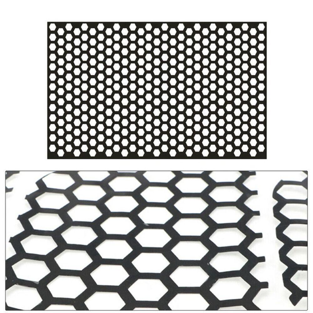 Mode 48x30cm Wabenmuster Autoaufkleber Universal DIY Auto Rücklichtabdeckung Hohlgitter Rücklicht Aufkleber Auto Folien Dekoration