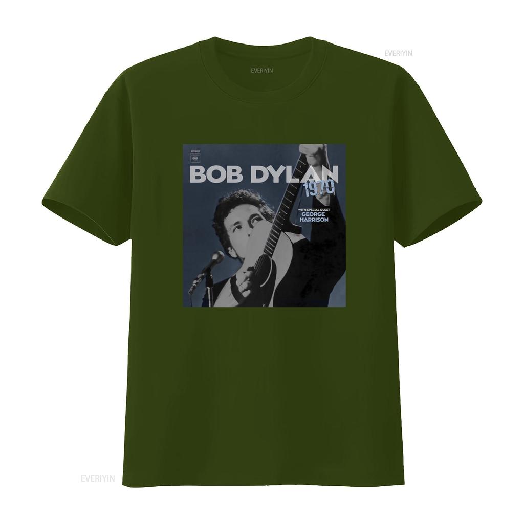 Bob Dylan Vintage 90s Retro Legend Singer T Shirt Robert Allen Zimmerman with George Harrison Special Guest Design vintage