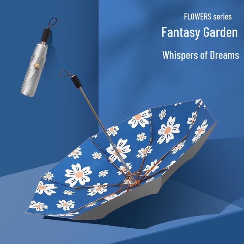 MAYDU Floral UV Protection Folding Umbrella