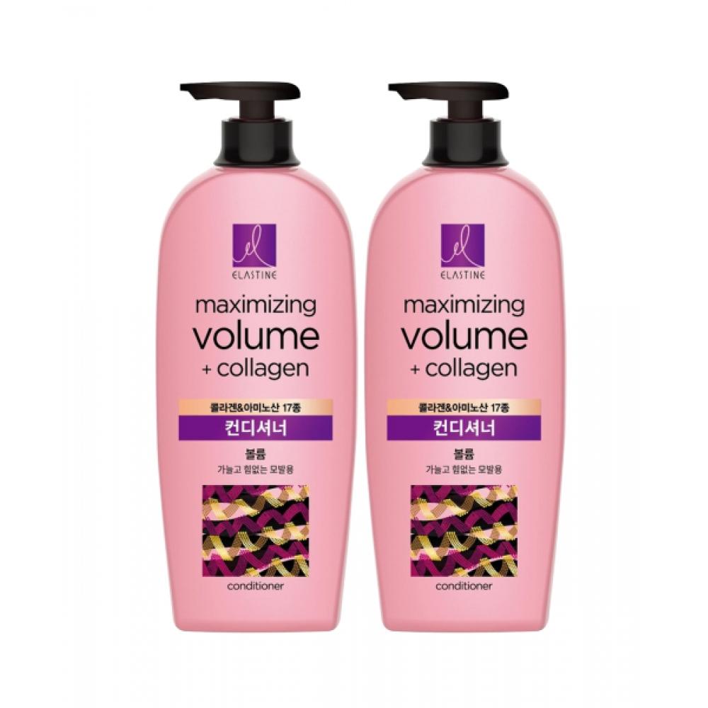 Elastine Marine Collagen Volume Elasticity Care Conditioner 680ml X 2pack NONE