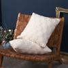 Double-sided Grain Velvet Three-dimensional Jacquard Checkered Pillow Cushion Sofa Living Room Invisible Zipper Pillow Cover