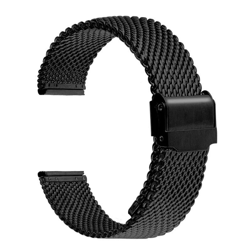 0.6mm 1.0mm Milanese Mesh Strap for DW Watch 20mm 22mm Stainless Steel Bracelet for Seiko 24mm 18mm Universal Metal Watchband