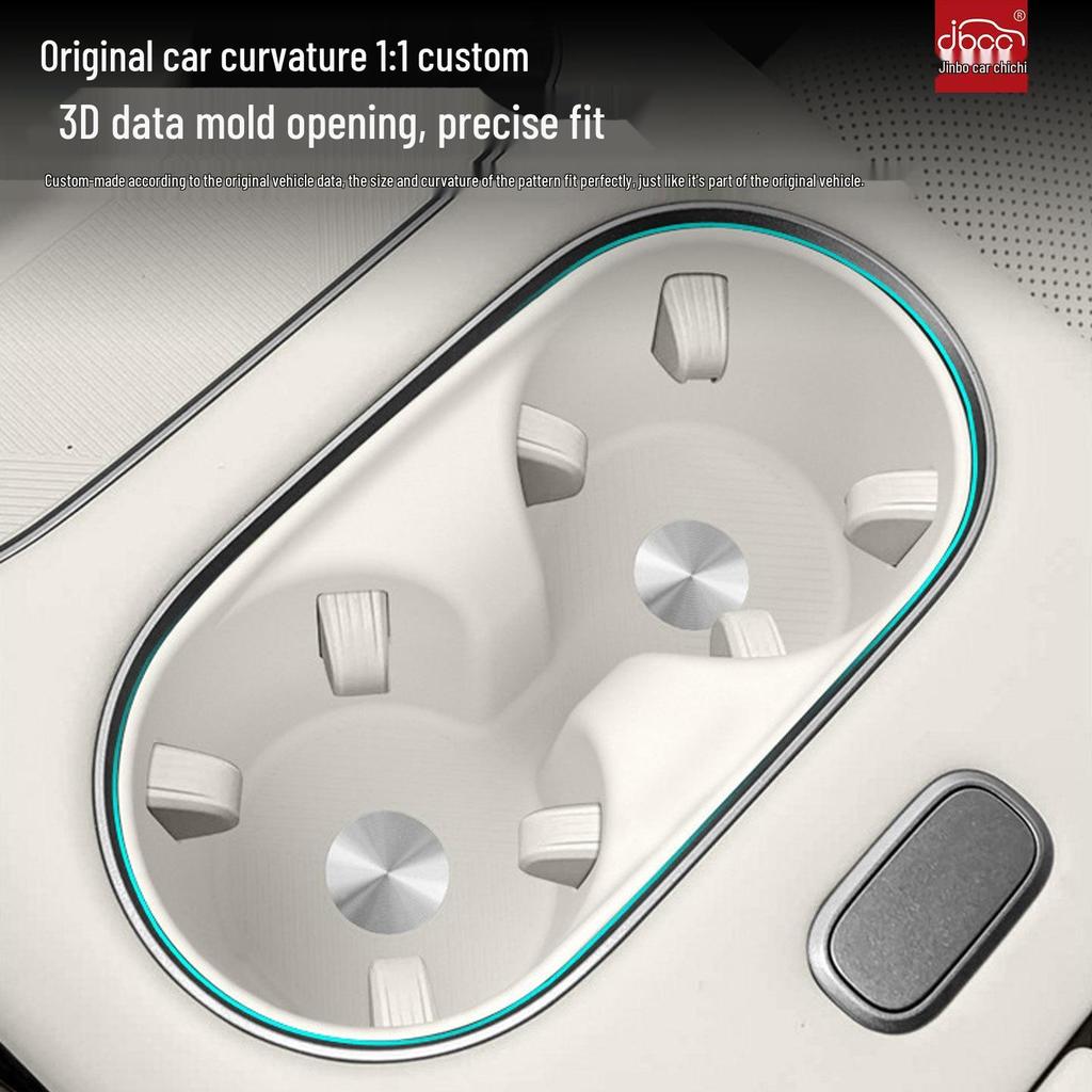 Ideal I6 Center Console Silicone Cup Holder Sleeve - Car Beverage Accessories