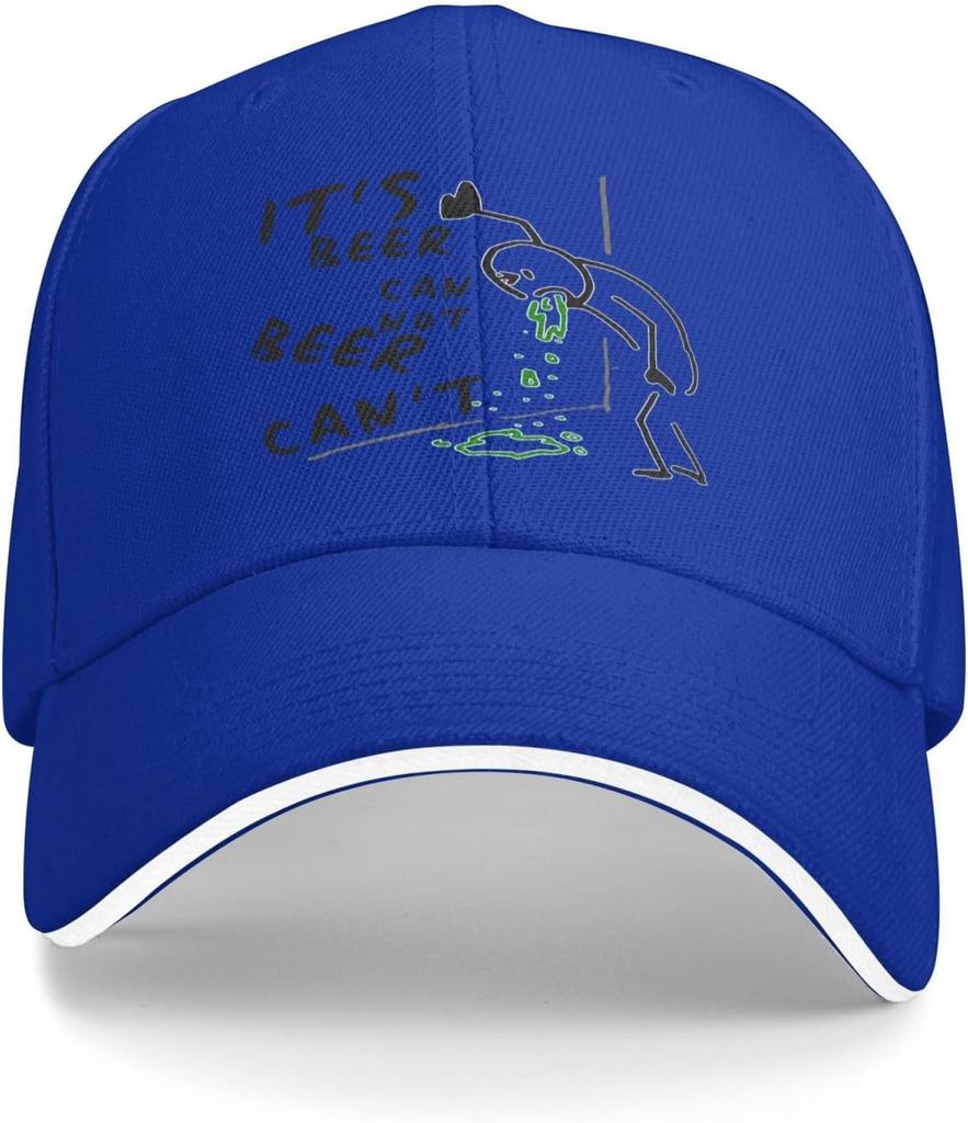 Its Beer Can Not Beer Cant Funny Drinking Graphic Baseball Cap Polyester Adjustable Outdoor Hat