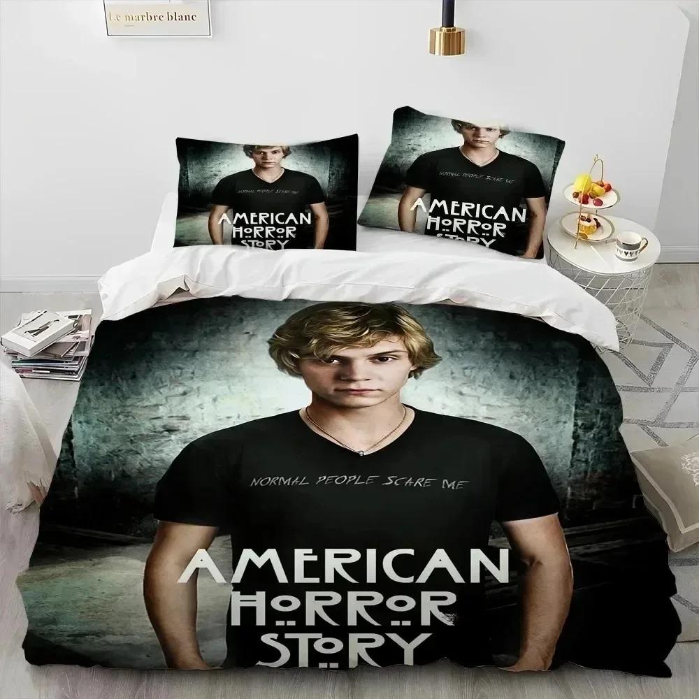 Cute Evan Peters Movie Tv Actor Bedding Set Bedroom Soft Modern Bedspreads Comefortable Duvet Cover Quilt Cover And Pillowcase