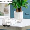 5 Stück Selbstbewässernde Pflanzgefäße Blume Mode Robust Tragbar Pflanzgefäße Zimmerpflanzen Outdoor-Pflanzen